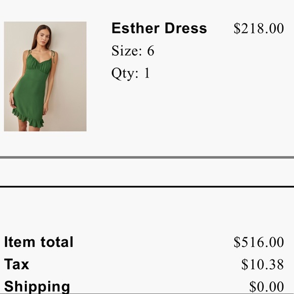 Reformation Esther dress - Picture 6 of 6